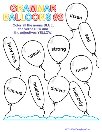 Grammar Balloons #2