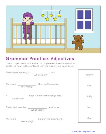 Grammar Practice: Adjectives