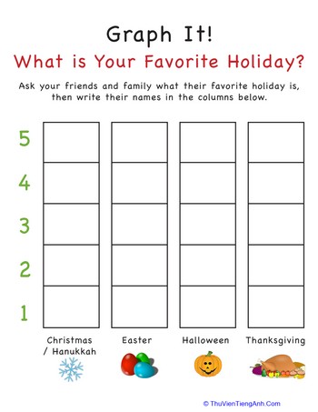 Graph It! What is Your Favorite Holiday?