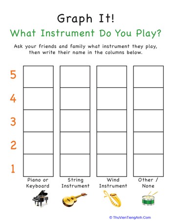 Graph It! What Instrument Do You Play?