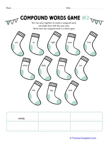 Compound Words Game #2