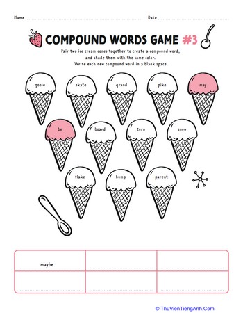 Compound Words Game #3