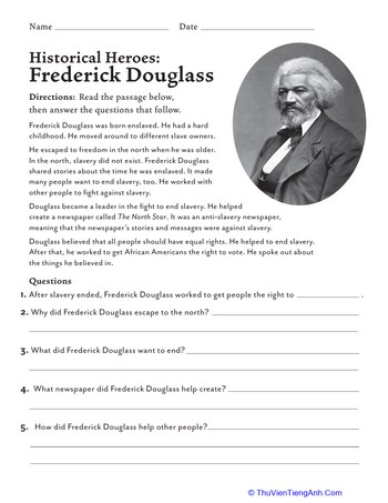 Historical Heroes: Frederick Douglass