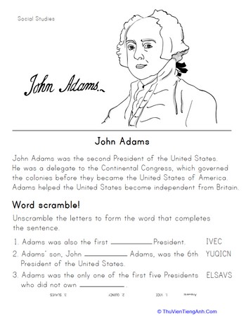 Historical Heroes: John Adams