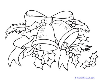 Holiday Bells Coloring Page