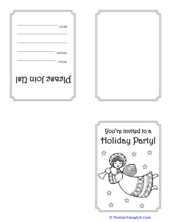 Make Your Own Holiday Invitations #2