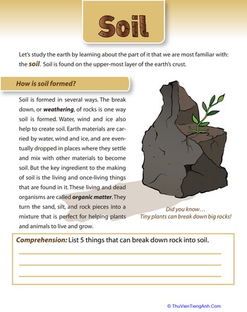 How is Soil Formed?