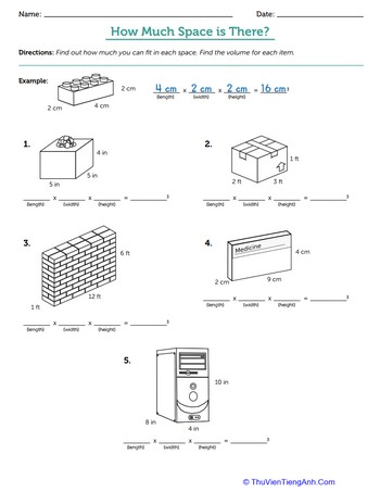 How Much Space Is There? (Part One)