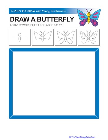How to Draw a Shape Butterfly