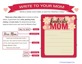 How to Write a Mother’s Day Card
