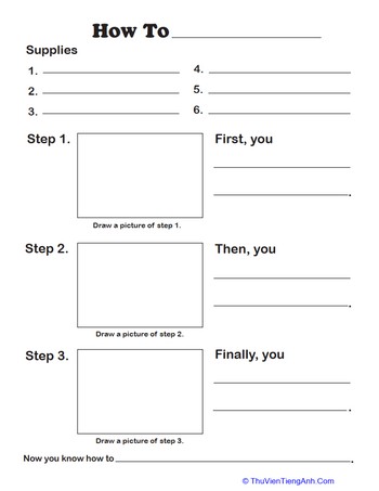 How-to Writing Template