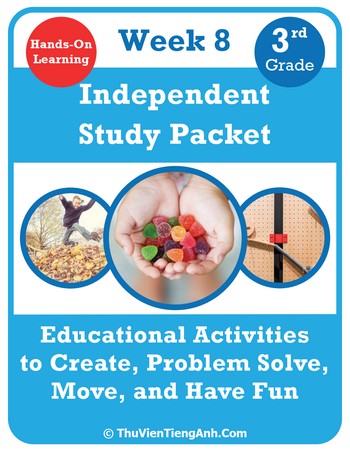 Third Grade Independent Study Packet – Week 8