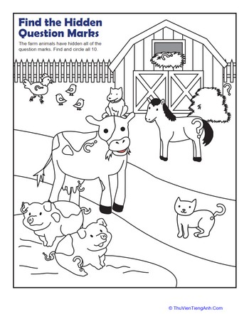 Question Mark Coloring Page