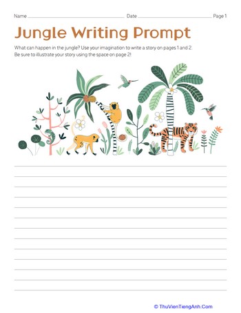 Jungle Writing Prompt