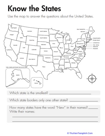 Geography: Know the States