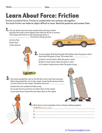 Learn About Force: Friction