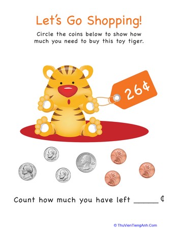 Let’s Go Shopping!: Toy Tiger