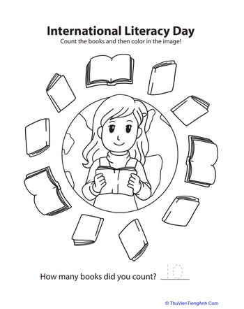 International Literacy Day Coloring