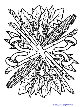 Corn and Mushroom Mandala