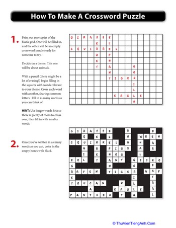 Make Your Own Crossword Puzzle