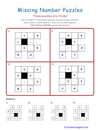 Amazing Math Puzzles