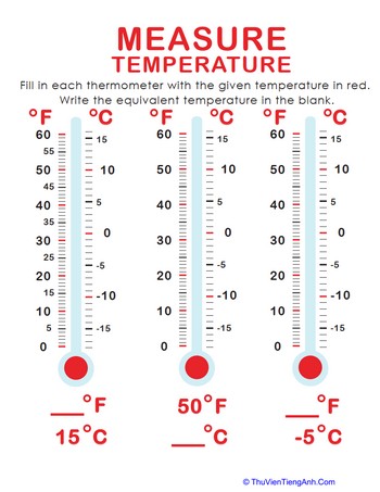 Measure Temperature: Thermometers