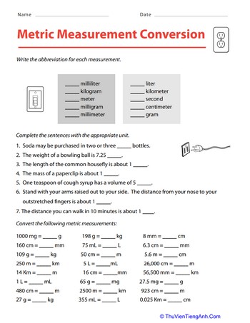 Metric Measurement Conversion