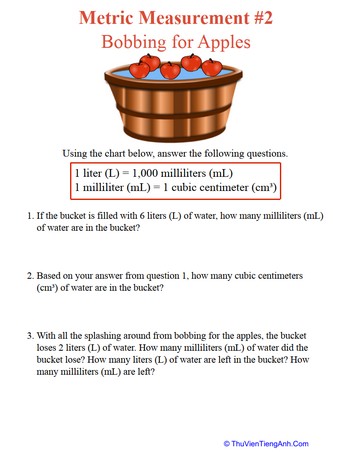 Metric Math: Bobbing for Apples