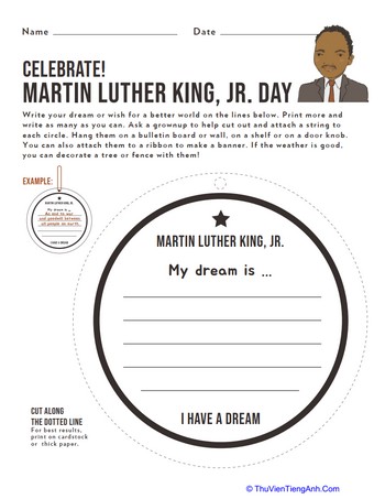 Celebrate Martin Luther King, Jr. Day with MLK Wish Tags