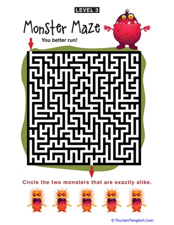 Monster Maze Level 3