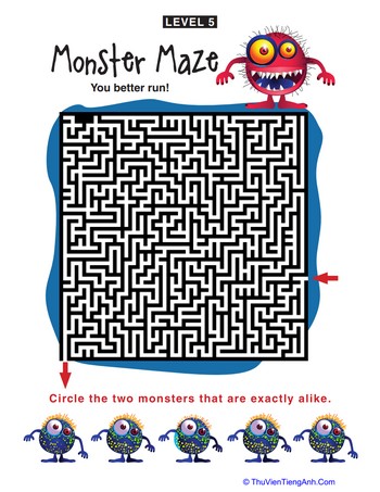 Monster Maze Level 5