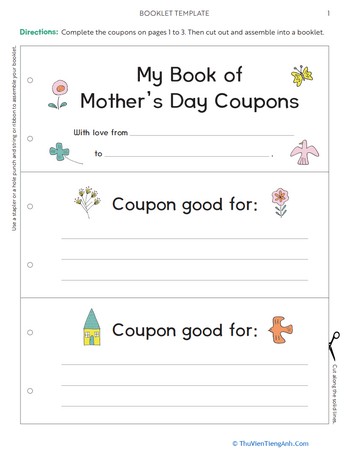 My Book of Mother’s Day Coupons