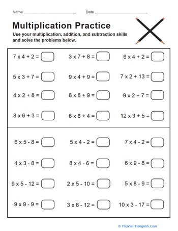 Multiplication and Addition