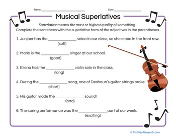 Musical Superlatives