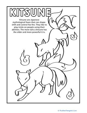 Color the Kitsune