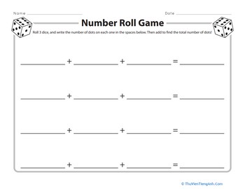 Number Roll Game