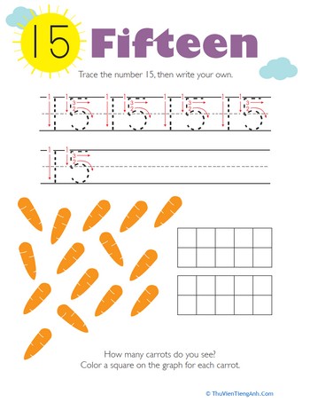Tracing Numbers & Counting: 15