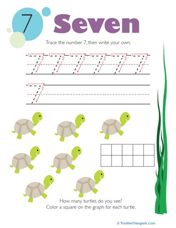 Tracing Numbers & Counting: 7