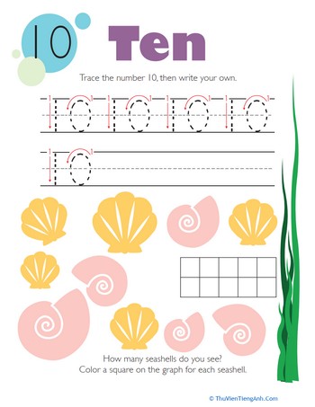 Tracing Numbers & Counting: 10