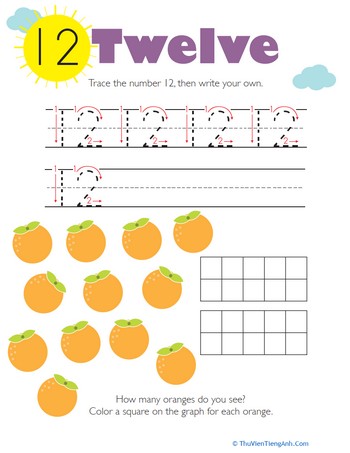 Tracing Numbers & Counting: 12