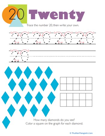 Tracing Numbers & Counting: 20