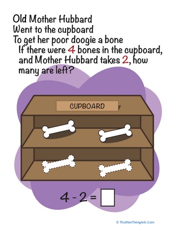 Old Mother Hubbard Subtraction
