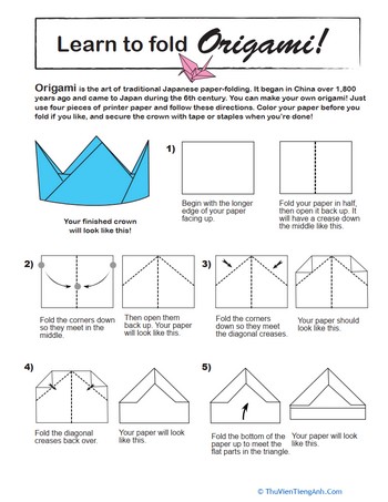 Origami Crown