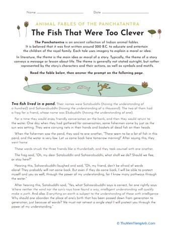 Panchatantra: The Fish That Were Too Clever