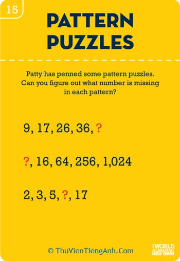 Math Pattern Puzzles