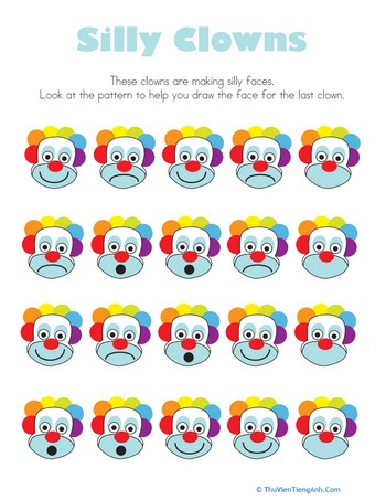 Clowns: Silly Faces
