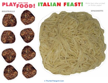 Play Food: Italian