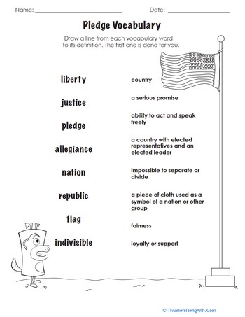 Pledge Vocabulary