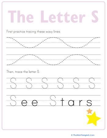 Practice Tracing the Letter S