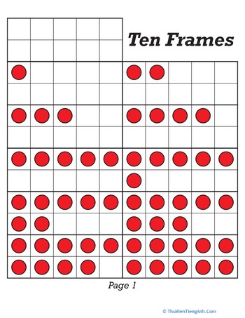 Practice with Ten Frames